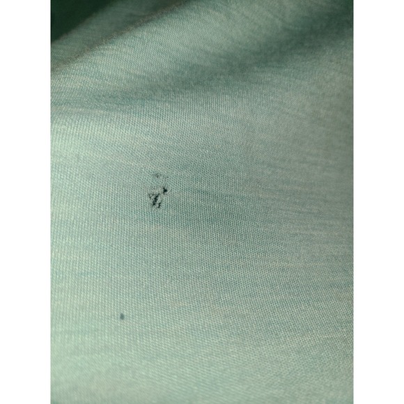 Smartwool Merino Wool 250 Base Layer Shirt Womens Small Teal Hole READ - Picture 11 of 16